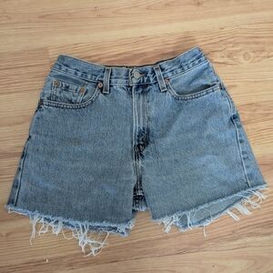 Vintage Levis Frayed Hem Women's Shorts size 6